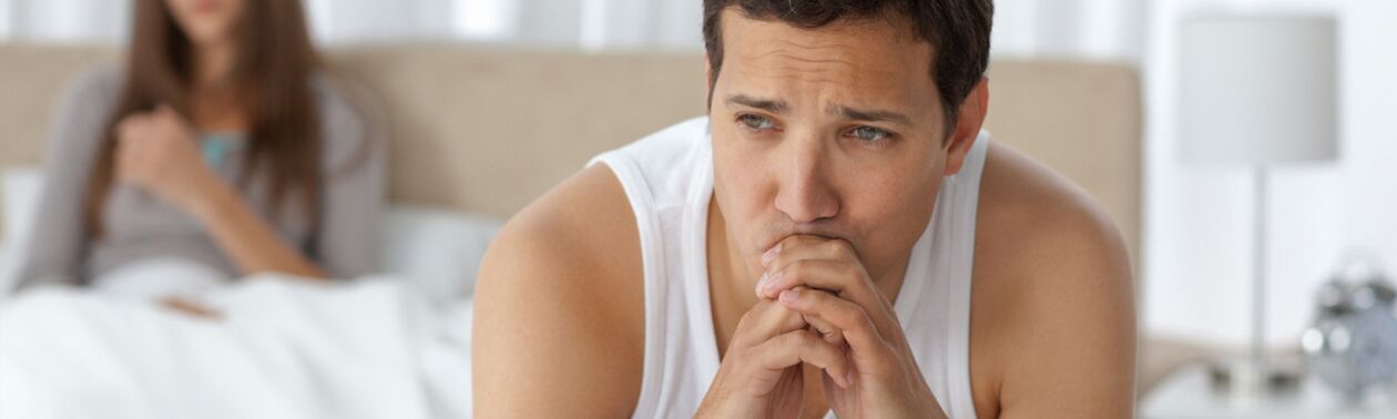 A man with prostatitis
