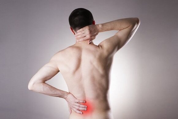 Pain in the lumbar region